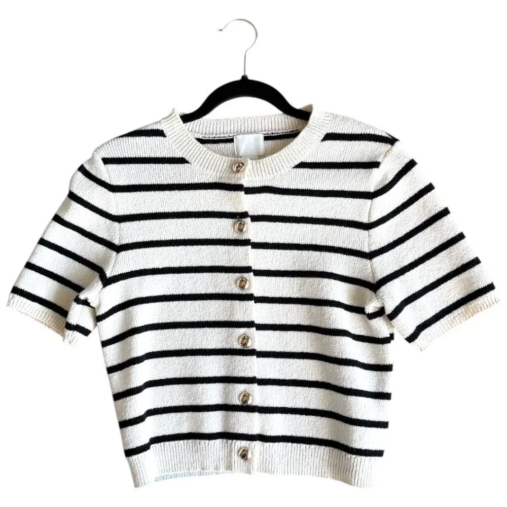 H&M Short-Sleeved Cardigan - Small - Picture 7 of 8